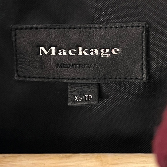 Mackage Jacket Burgundy / Black XS - Picture 6 of 13